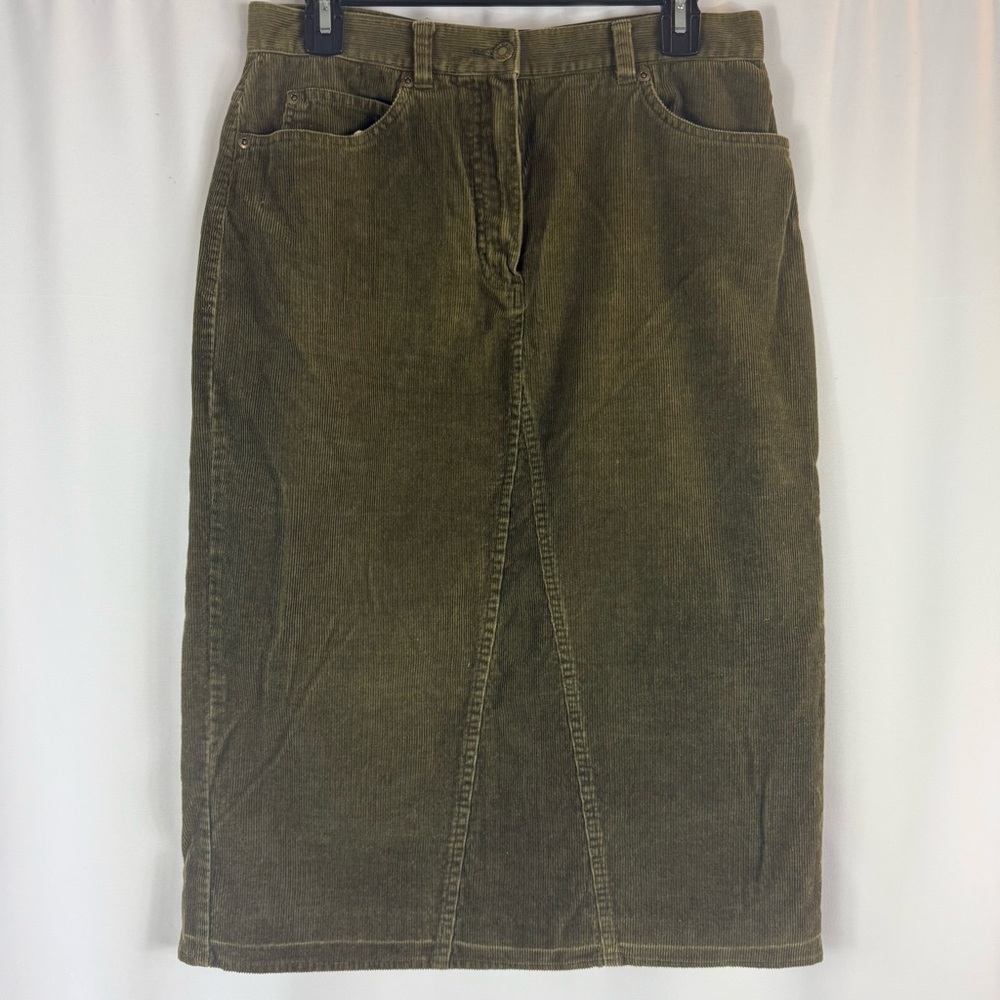 Jones Sport Skirt Size 10 Olive Green Stretch
Corduroy Casual Country Boho Twee